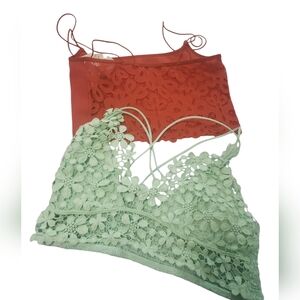 Free People And Other Top Bra Spots Wear Medium Women's Ladys